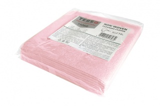 Салфетка вискозная 38х38 см, 80% вискозы, розовая